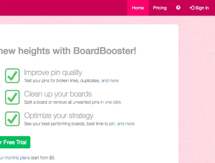 Boardbooster sign in