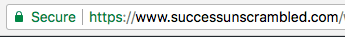 SSL Cert on address bar of a browser