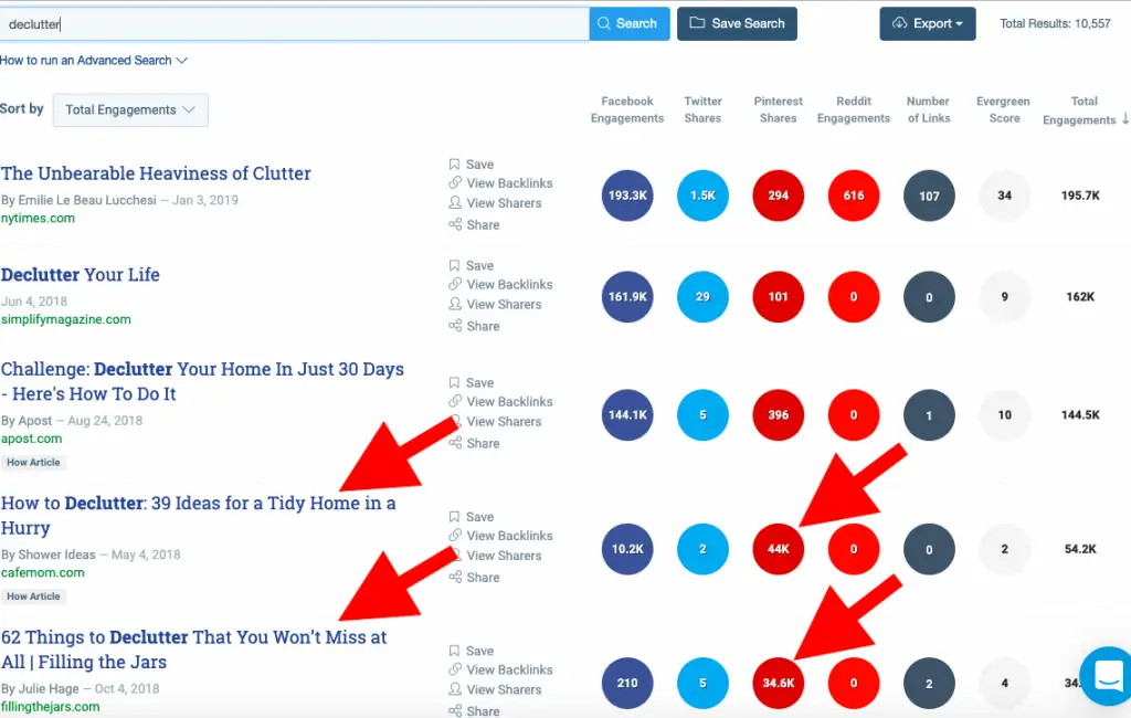 declutter example