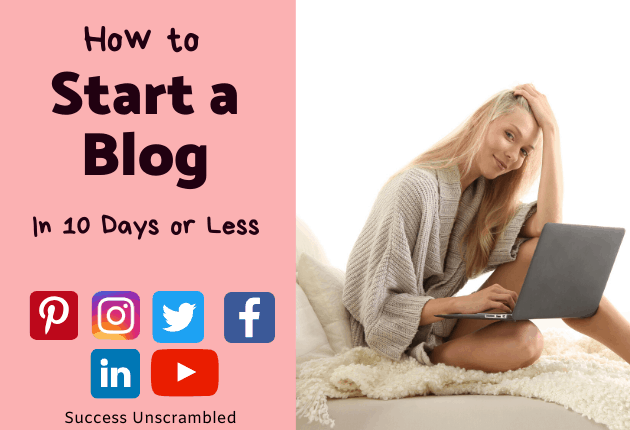 Start a Blog In 10 days - 630x430