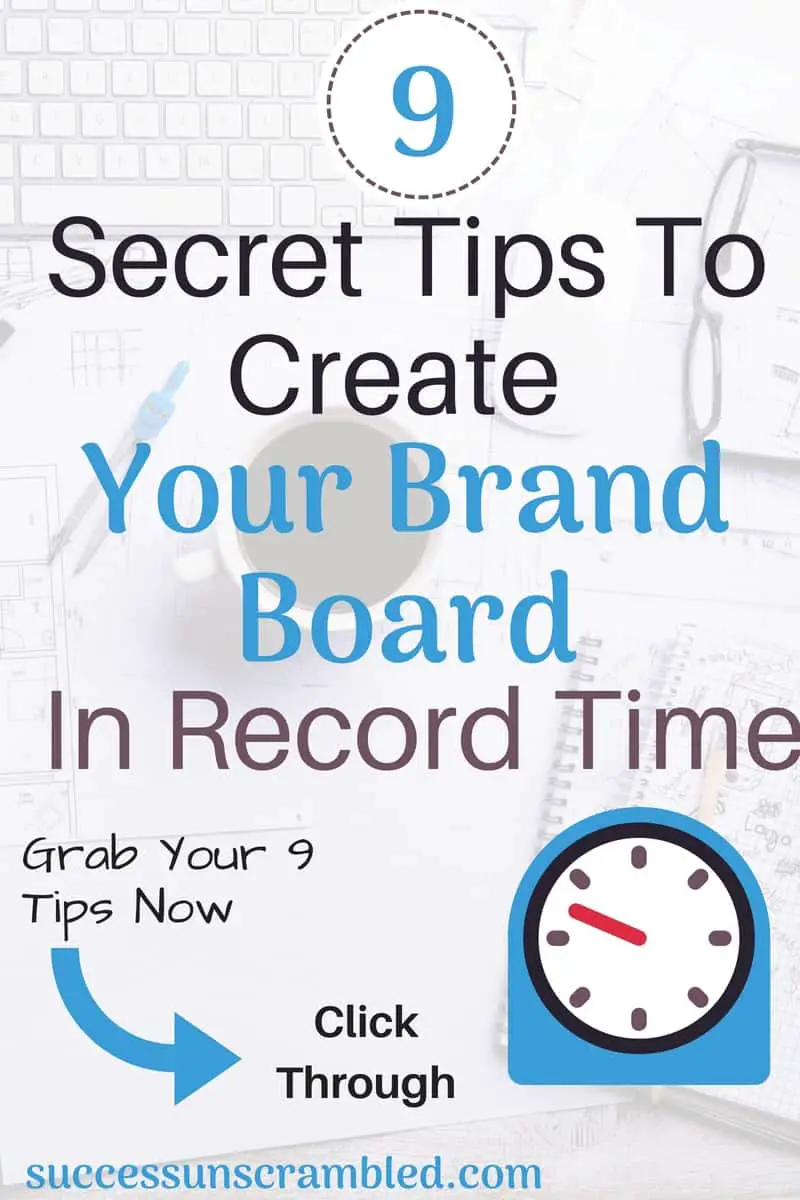 9 secret tips to create your brand board during your next lunch break in record time