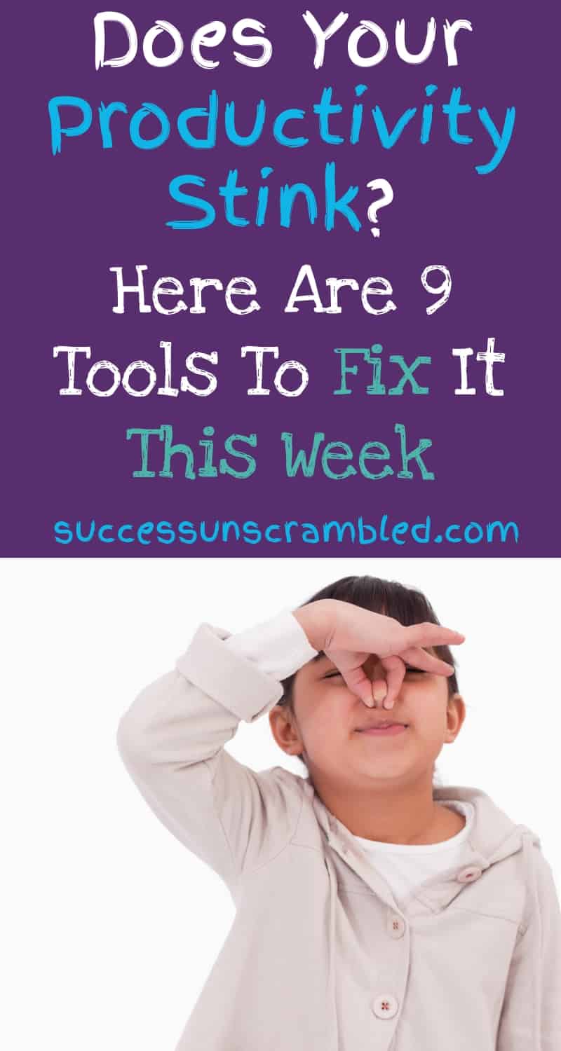 Does your lack of productivity make you unhappy? Do you feel like a hamster on a wheel going around in circles? Ever wanted to escape the vicious failing cycle and fix things? Grap these 9 tools to fix your productivity this week.
