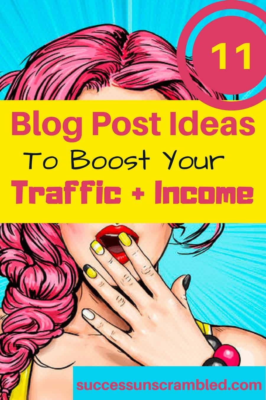 Get 52 weeks of blog posts ideas using these 11 simple hacks and tools. Read the mind of your audience giving them the solutions to their pertinent questions. Never run out of blog post ideas again, increase your blog traffic and engagement and generate an income while having fun.