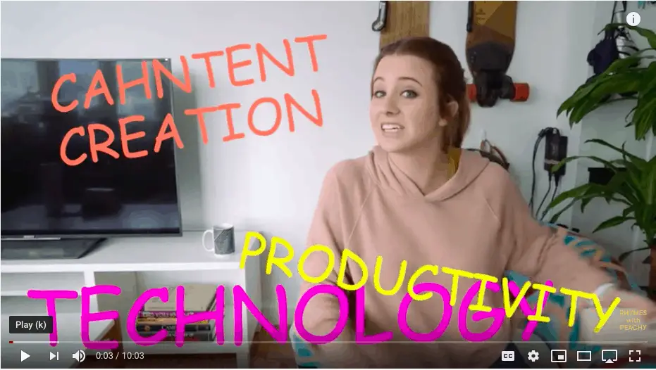 a screenshot of a Youtube video