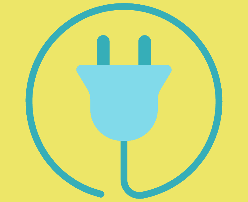 an illustration on a plug