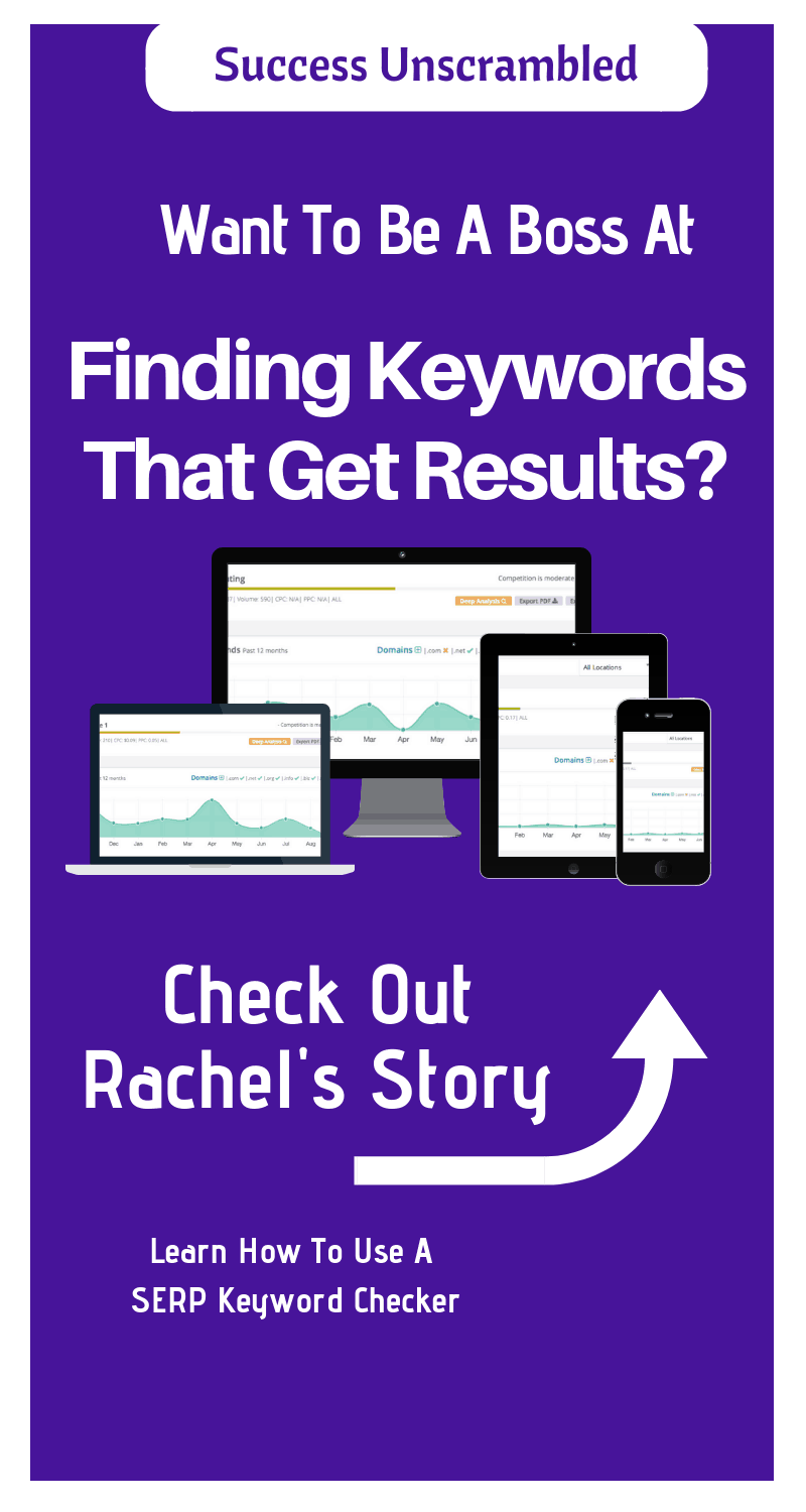 SERP Keyword Checker - Rachel's Story - 800x1500