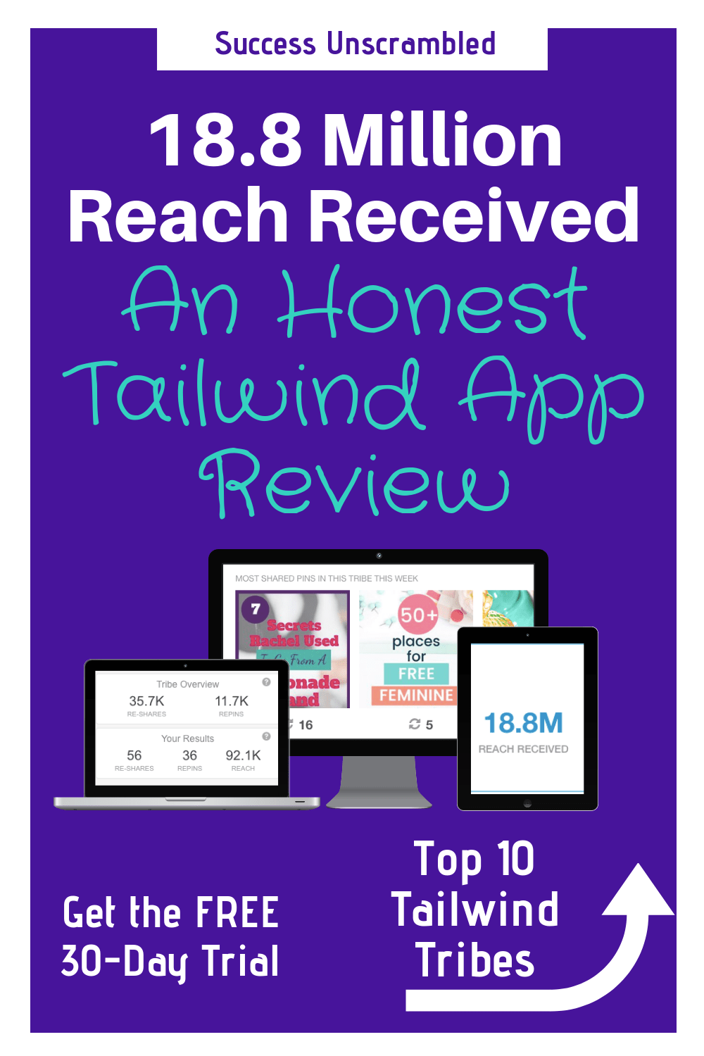 Are you sitting on the fence when it comes to using the TailwindApp? Are you currently using Pinterest for business? After using Tailwind for over 12 months I have received 18 million in reach. If that does not stir you to take action then ask yourself what other marketing platform can give you 18 million in reach for such a low cost? Check out this Tailwind App review with screenshots. #tailwind #tailwindapp #pinterest #pinterestmarkeitng