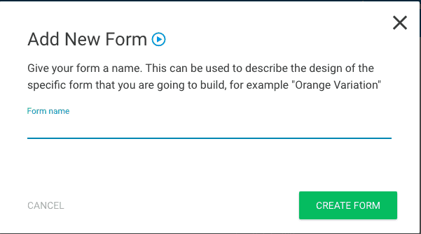 Thrive leads form creation