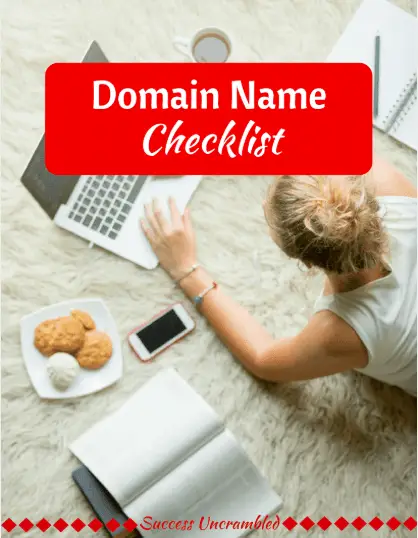 Domain Name Checklist cover