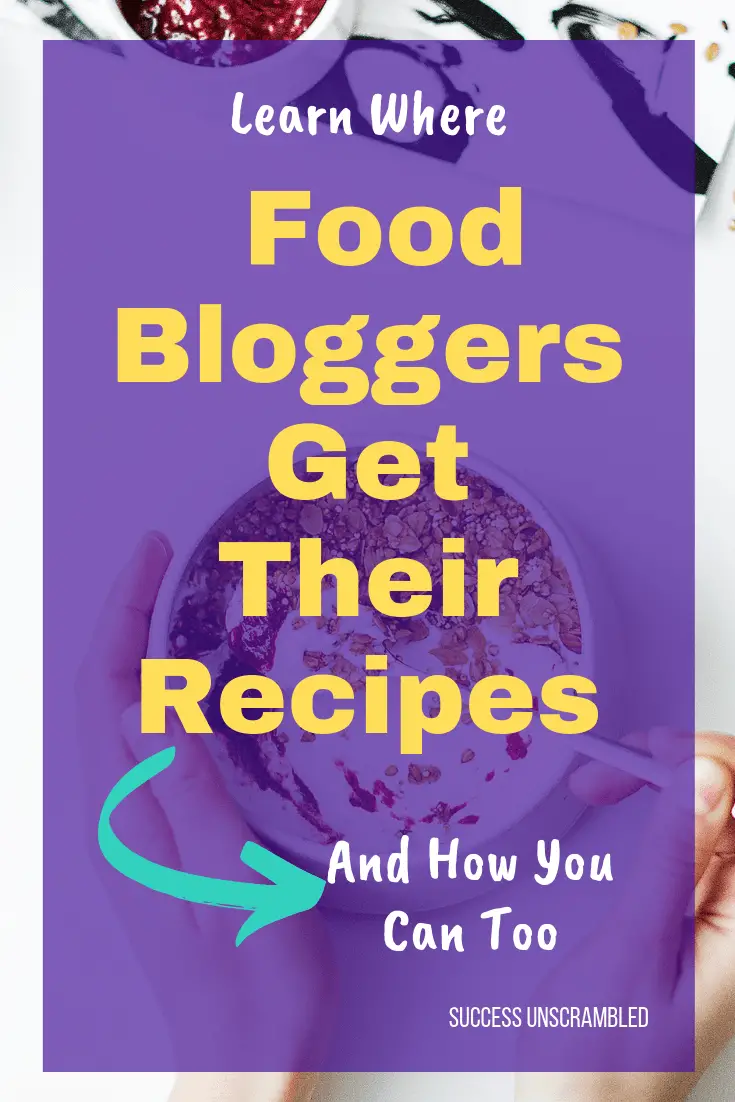 Learn where Food Bloggers Get their recipes