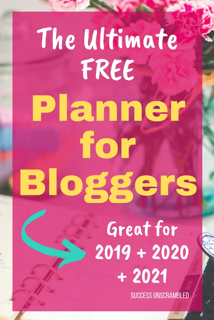 The Ultimate FREE Planner for Bloggers