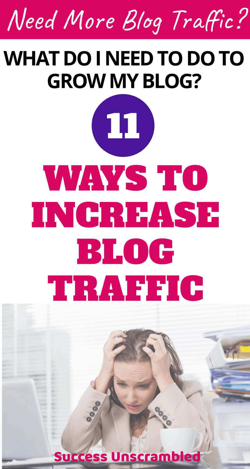 Increase Blog Traffic - 800x1500
