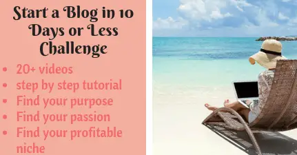 Start a Blog in 10 Days or Less - landing 2