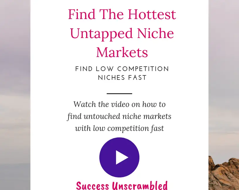 Find Hot Untapped Niches Fast