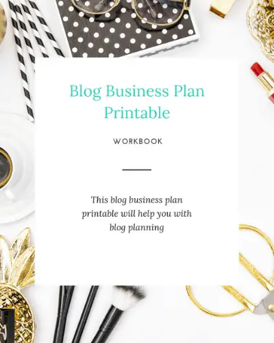 blog business plan printable medium