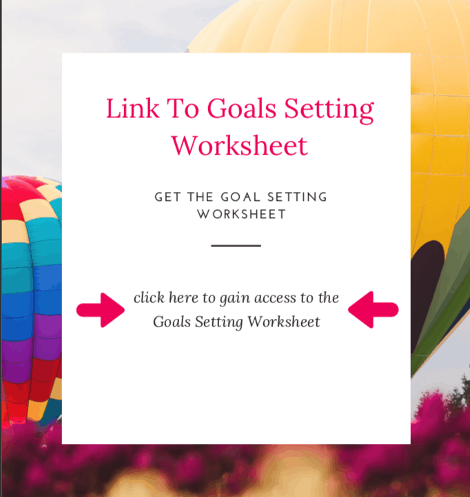 Goal Setting Worksheet cover - pic