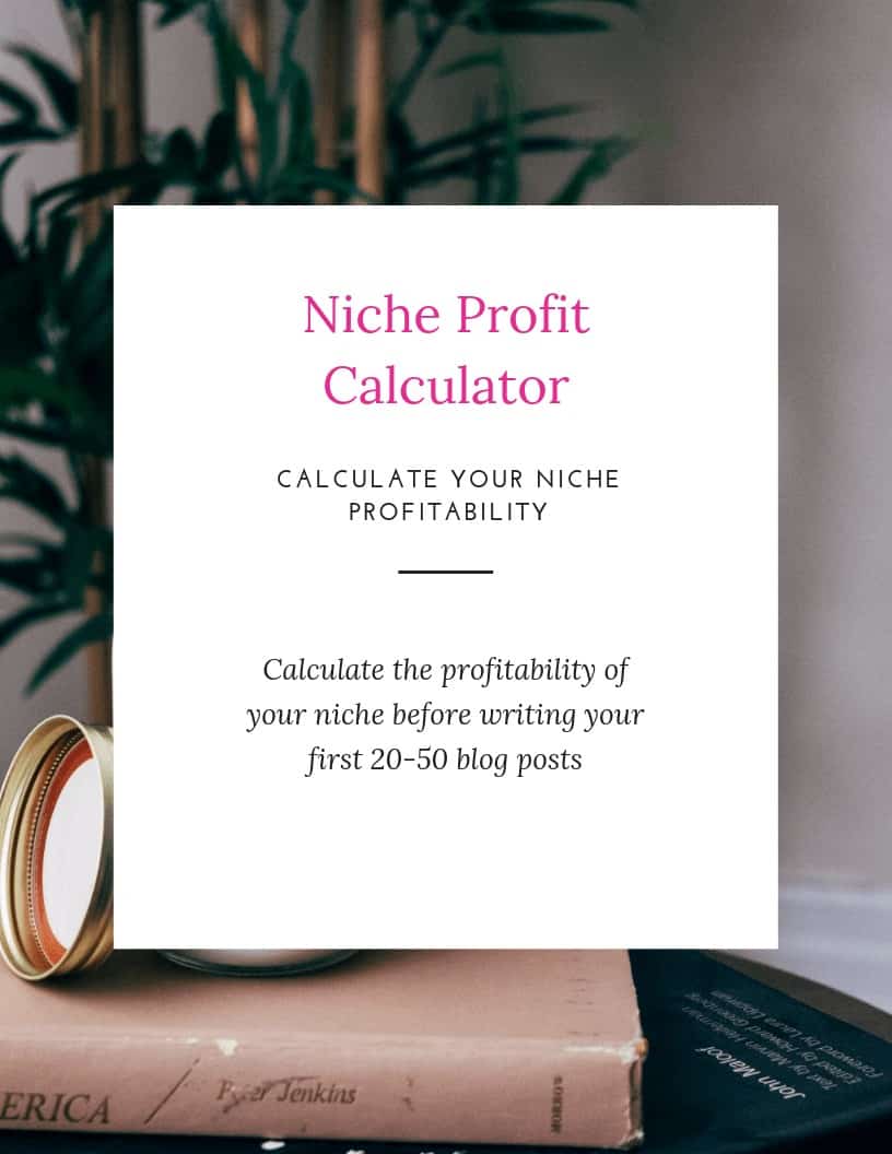Niche Profit Calculator - cover-final