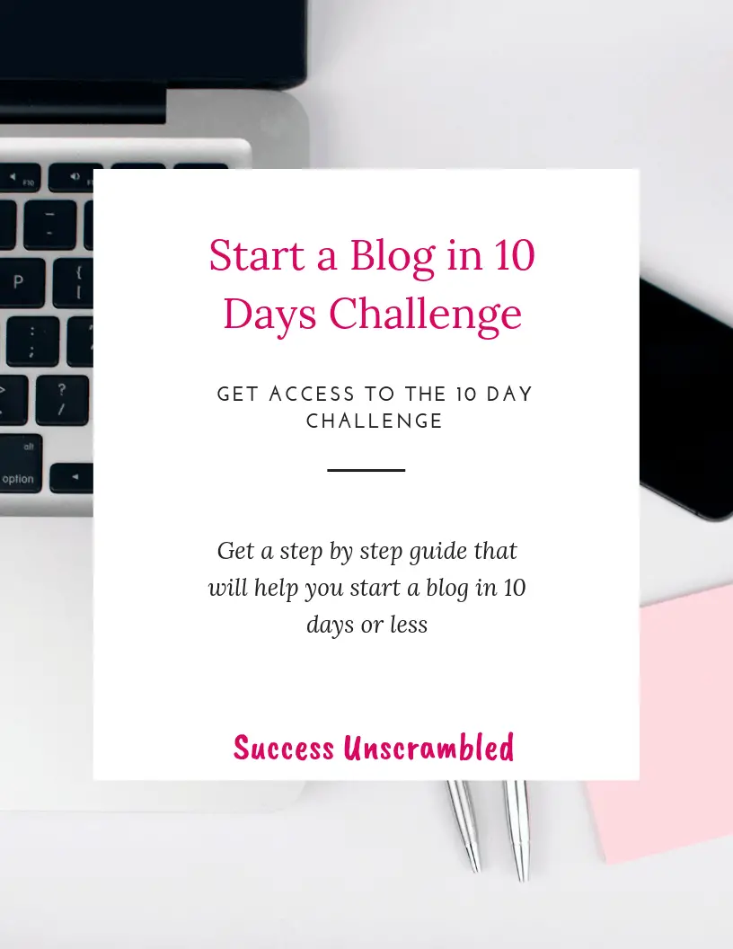 Start a Blog In 10 Days Challenge - cover