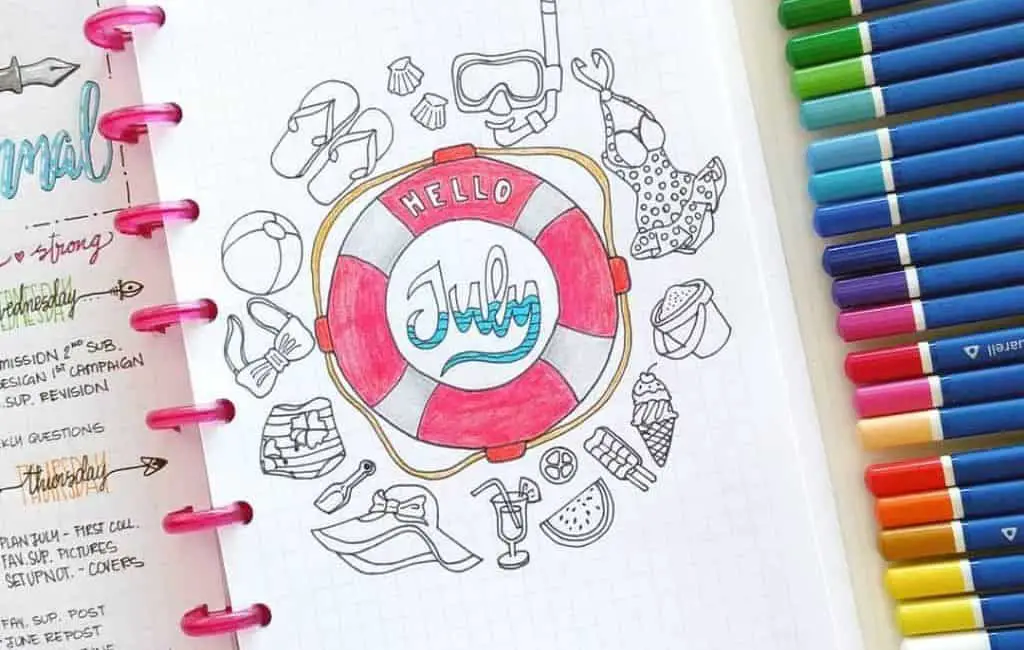 summer cover page from nicoles.journal