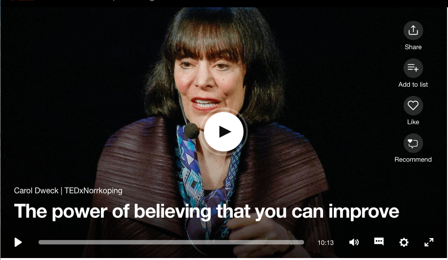 The power of believing that you can improve