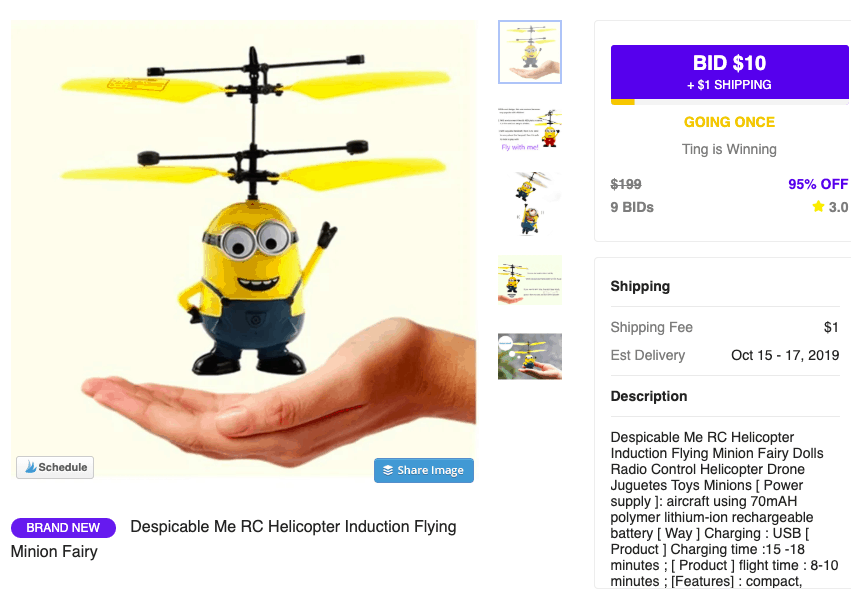 Despicable Me Helicopter - 5Miles
