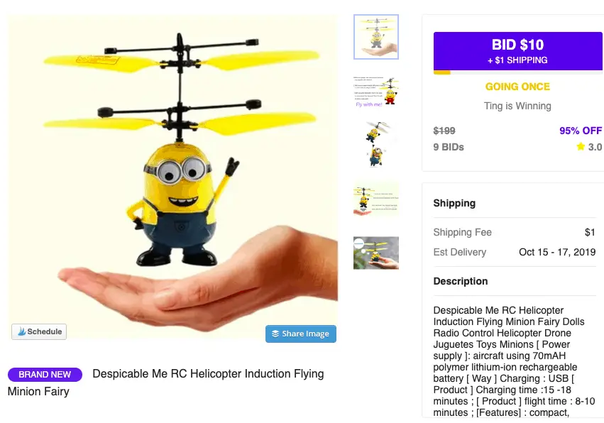 Despicable Me Helicopter - 5Miles