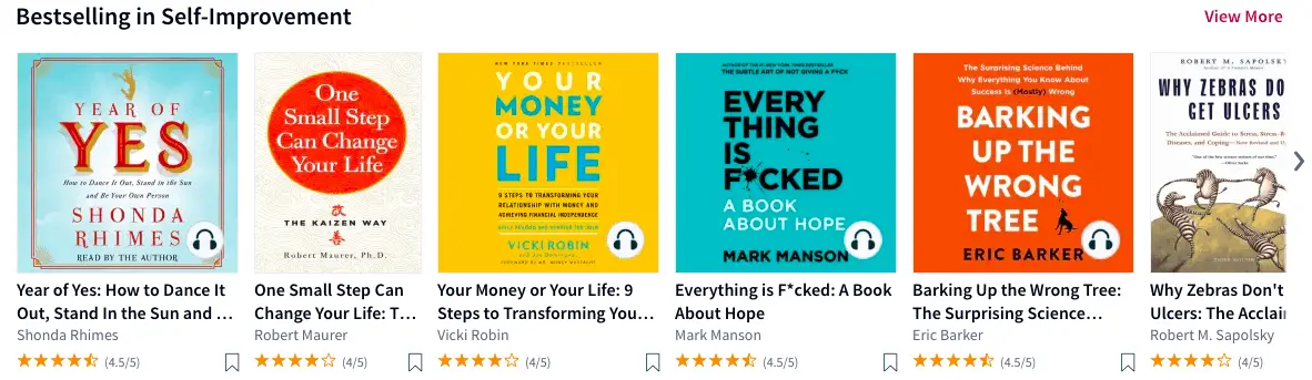 Bestselling in Self-improvement on Scribd