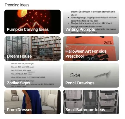 Pinterest trends