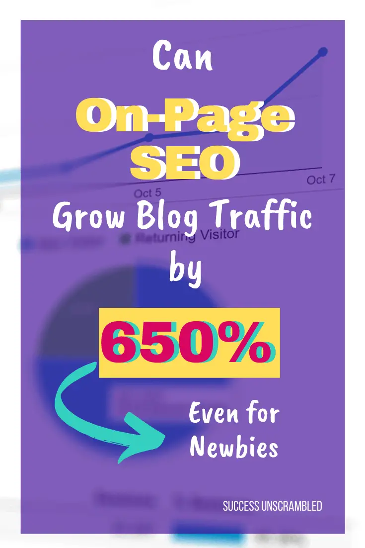 Can On-page SEO Grow Blog Traffic