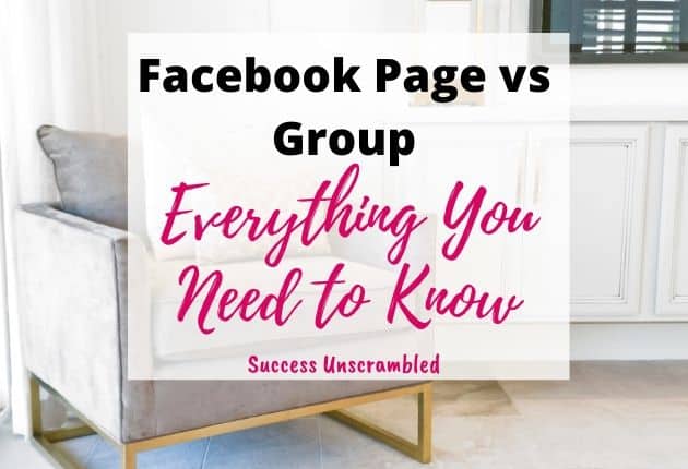 Facebook Page vs Group, Everything you need to know