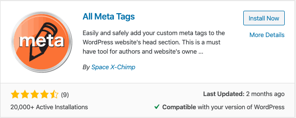 All Meta Tags