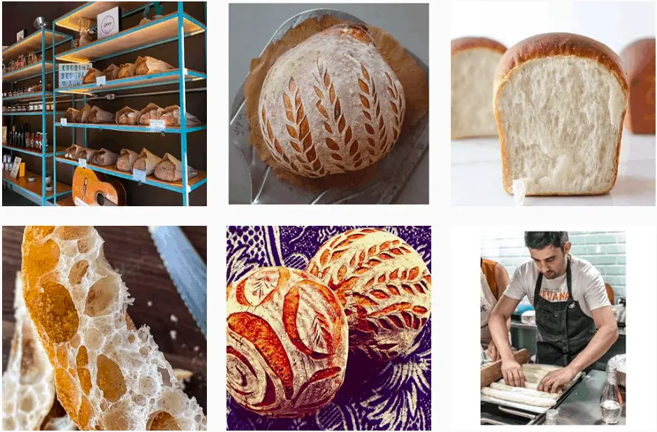 Sourdough hashtag on Instagram