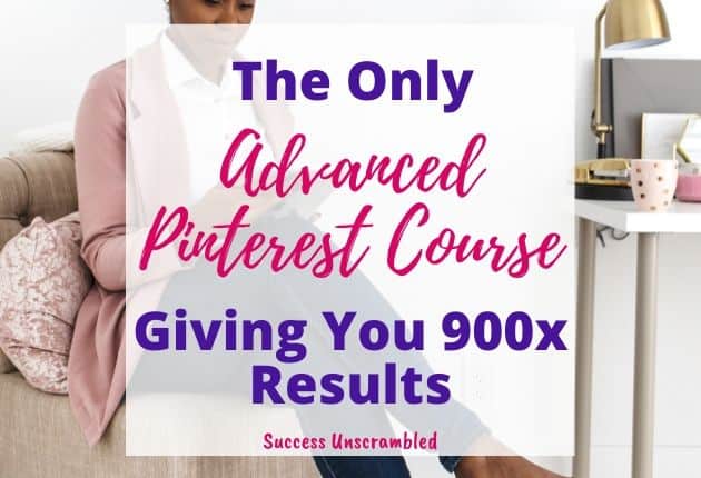 advanced Pinterest course, best Pinterest course, Pinterest SEO course, Pinterest course for bloggers - 630x430