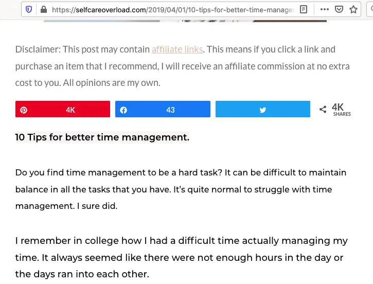 re-pin count of time management pin in 1st place