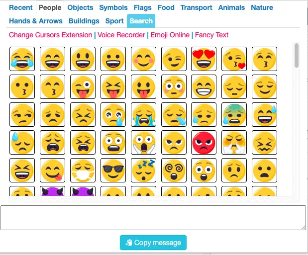 Emoji keyboard