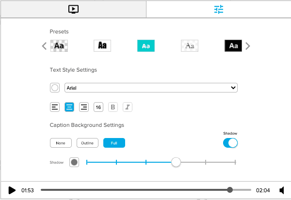 Quicc-io ability to edit fonts and sizes