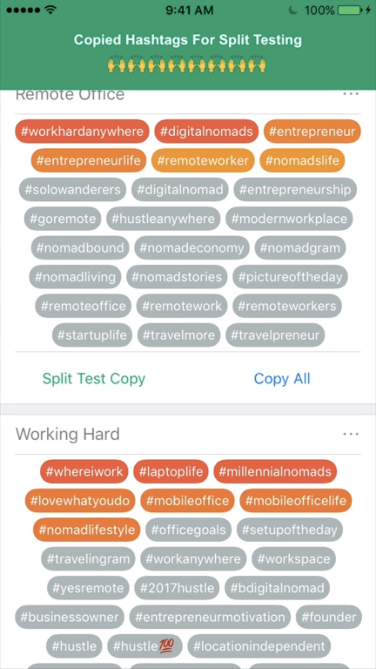 Smarthash heatmap feature