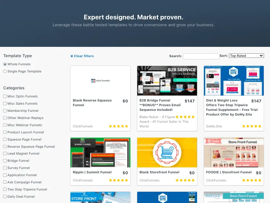 ClickFunnels Marketplace