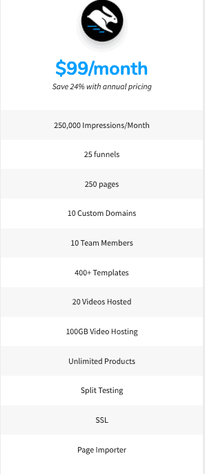 Convertri Pricing Plan