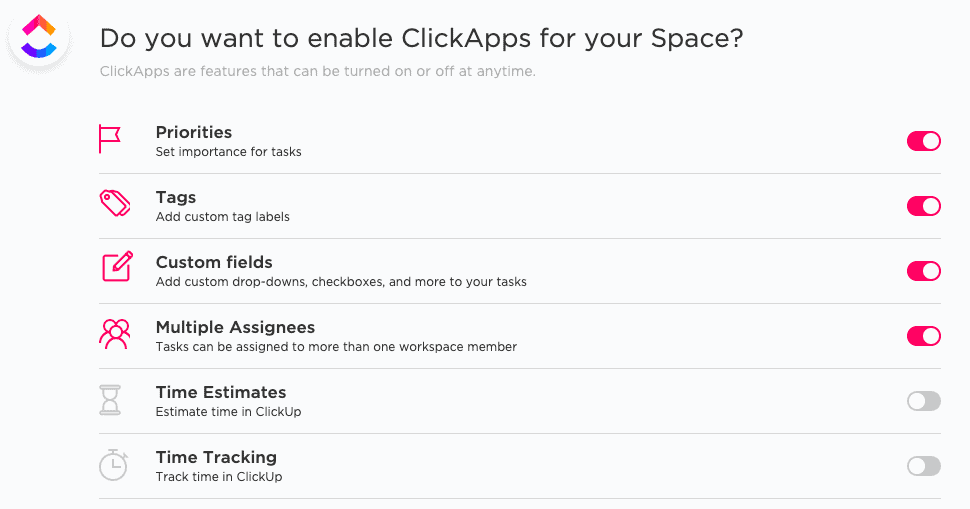 ClickApps to enable