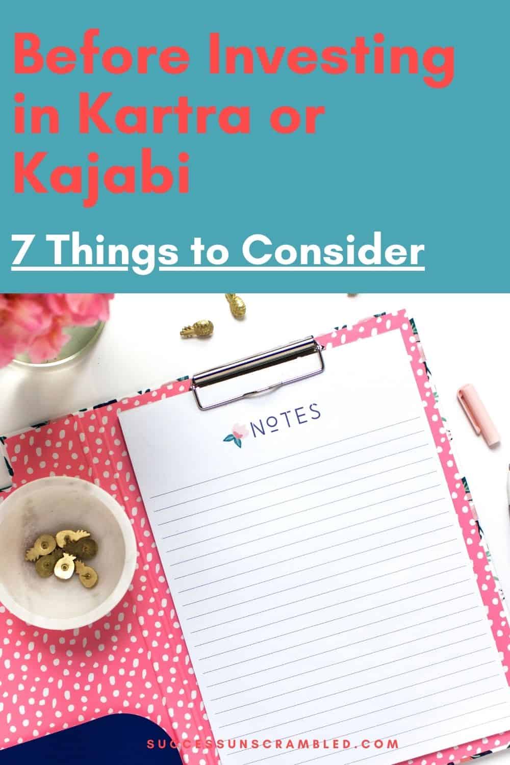 Before Investing in Kartra or Kajabi - 7 things to consider