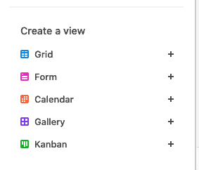 Airtable views