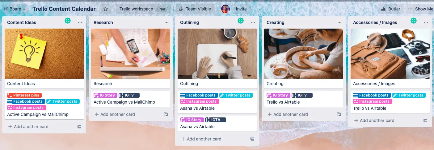 Create Trello labels