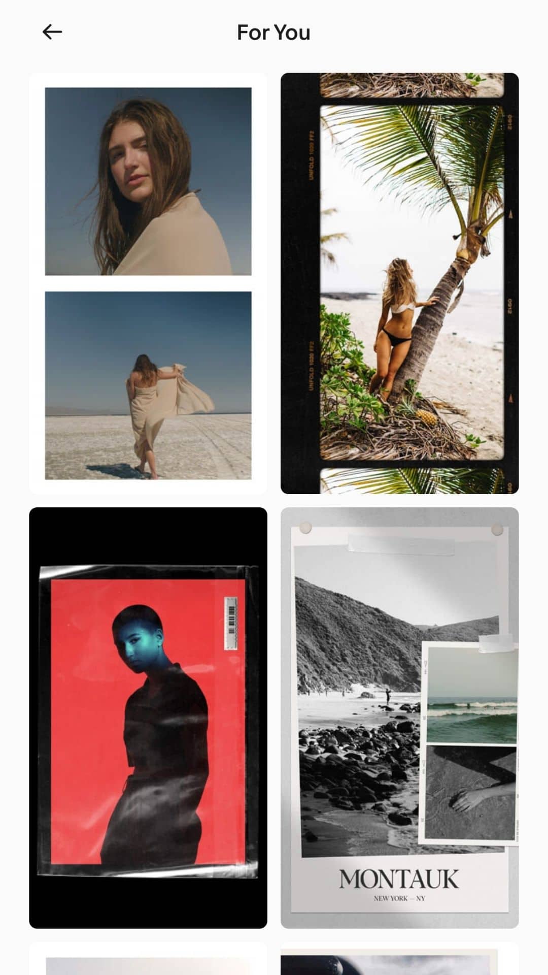 Unfold Story templates