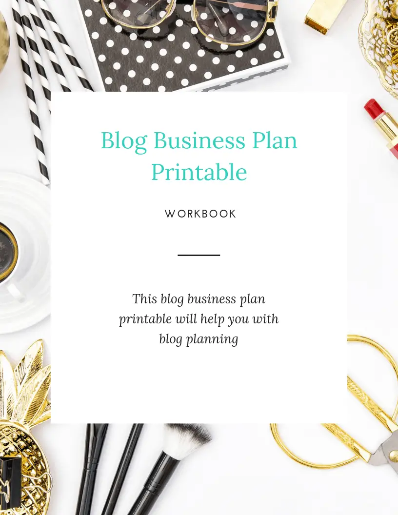 business plan for blogging