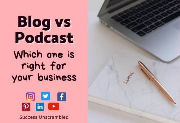 Blog vs Podcast - 630x430