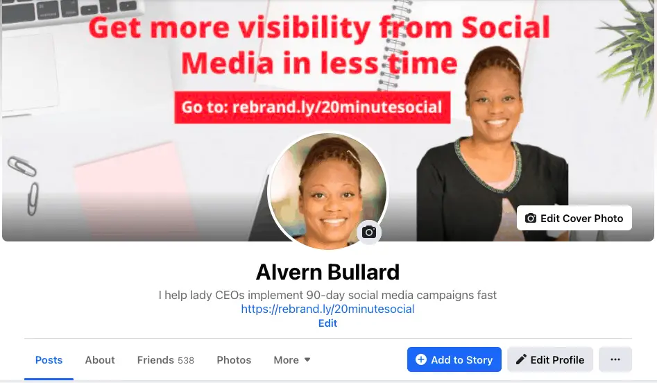 Alvern Bullard Facebook profile