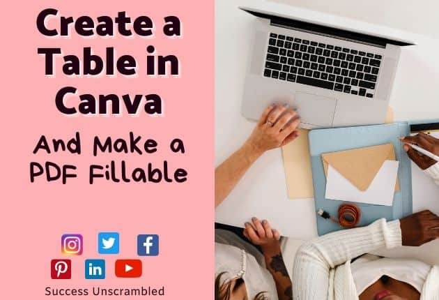 Create a Table in Canva - 630x430