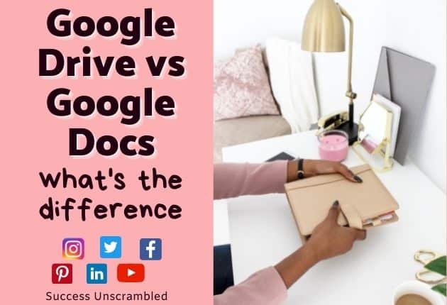 Difference Between Google Docs And Drive