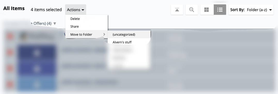 Organise Passwords - LastPass - blur